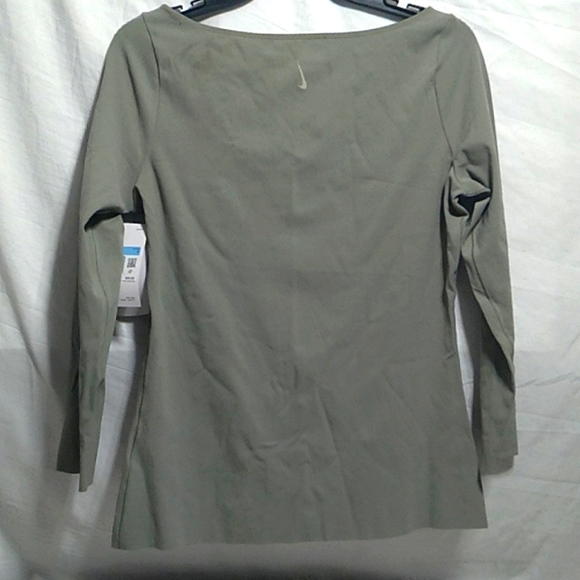 NWT Nike Yoga Dri-Fit Infinalon Top Unfinished Edges Sz.M - Picture 6 of 15